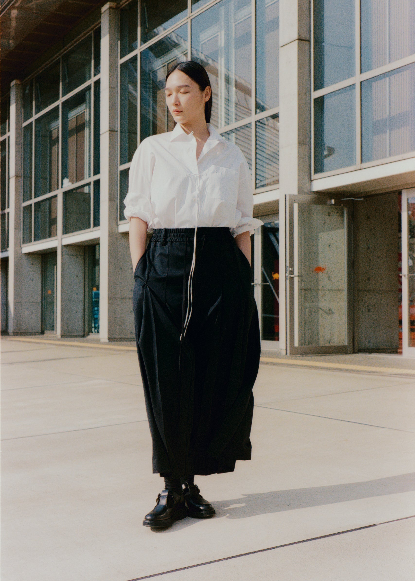 Camp Collar Cotton Shirt